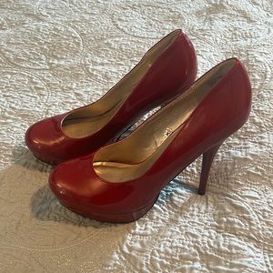 Mossimo platform patent leather stilettos. Size 10